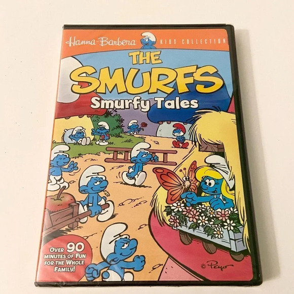 The Smurfs Blu Ray DVD and The  Smurfy Tales Hanna Barbera DVD New Sealed - Picture 7 of 10